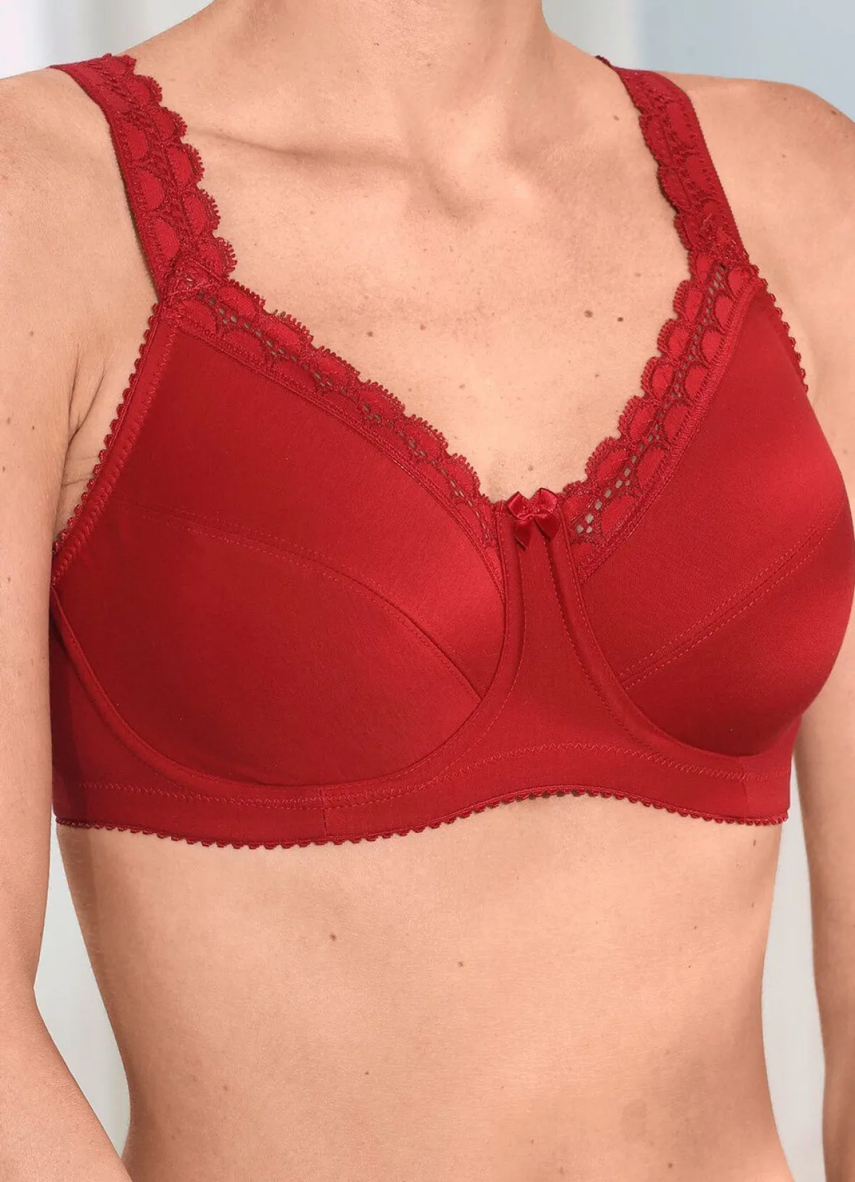 Sale MISS MARY Bügel-BH mit hohem Baumwollanteil ROT