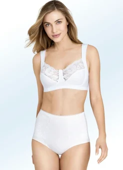 Best BADER Miss Mary Miederhose mit Elastikspitze WEISS