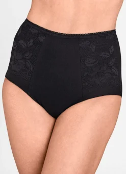 New BADER Miss Mary Miederhose mit Elastikspitze SCHWARZ