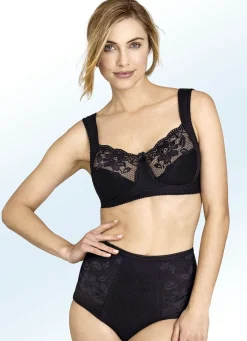 New BADER Miss Mary Miederhose mit Elastikspitze SCHWARZ