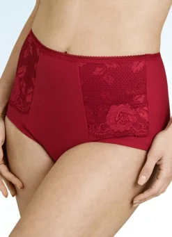 Outlet BADER Miss Mary Miederhose mit Elastikspitze ROT