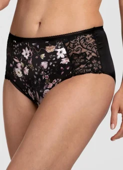Discount MISS MARY Slip mit farbharmonischem Floraldessin SCHWARZ-BUNT