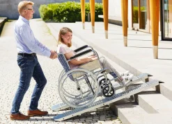 Outlet BADER Mobile Auffahrrampe SILBER