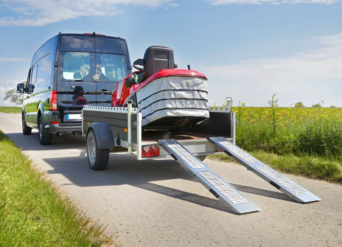 Outlet BADER Mobile Auffahrrampe SILBER