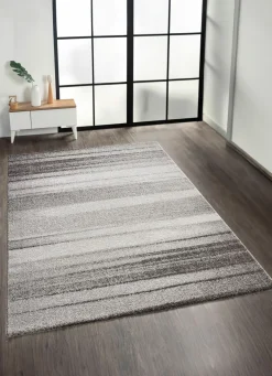 Hot BADER Moderne Brücken und Teppiche SILBER