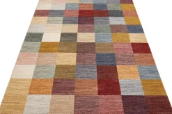 Hot BADER Moderne Brücken und Teppiche mit Karo-Dessin MULTICOLOR