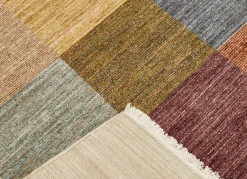 Hot BADER Moderne Brücken und Teppiche mit Karo-Dessin MULTICOLOR