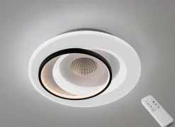 Outlet BADER Moderne 3D-LED-Deckenleuchte WEISS-SCHWARZ