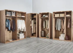 Best BADER Moderne Kleiderschrank aus deutscher Herstellung eiche artisan