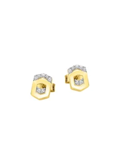 Hot BADER Moderne Ohrstecker mit Zirkonia