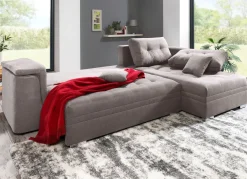 Sale BADER Moderne Polsterecke SILBER