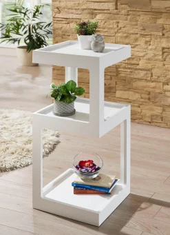 Best BADER Moderner Beistelltisch WEISS