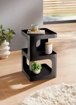 Sale BADER Moderner Beistelltisch aus Metall SCHWARZ