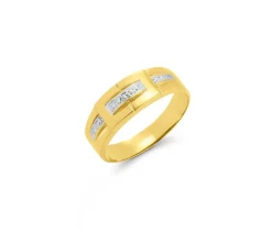 Outlet BADER Moderner Damenring mit Diamant