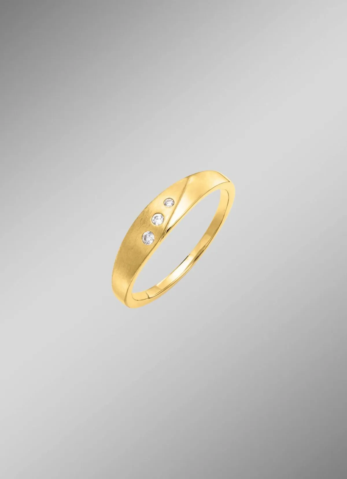 Outlet BADER Moderner Damenring mit Zirkonia