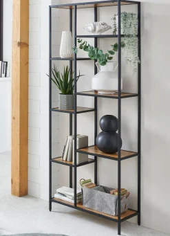 Best BADER Modernes Regal SCHWARZ-EICHE