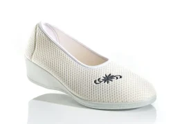 Best BADER Modische Ballerinas in verschiedenen Farben CREME