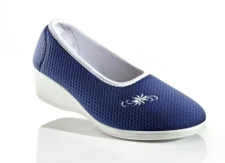 Hot BADER Modische Ballerinas in verschiedenen Farben MARINE