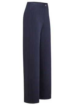 Hot KLAUS MODELLE MADE IN GERMANY Modische Hose in bequemer Weite MARINE-GRAU