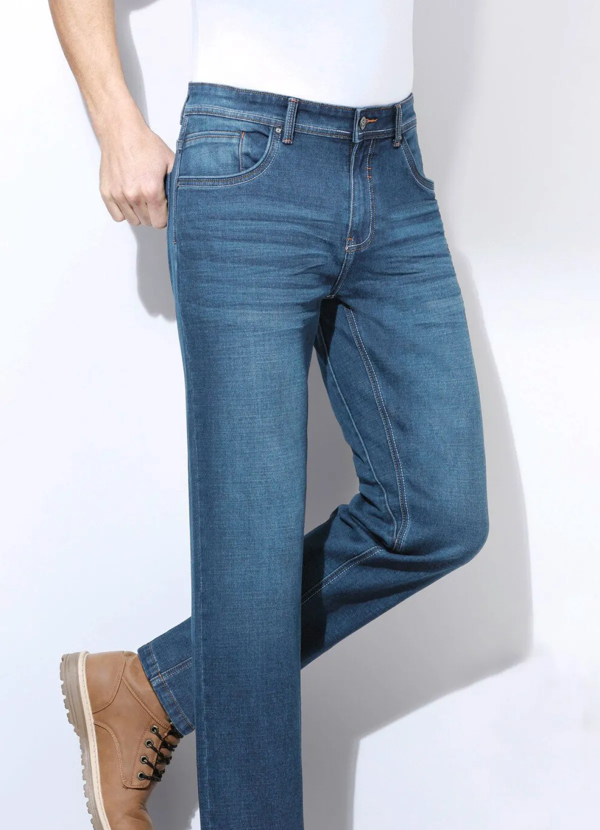 Best BADER Modische Jeans in 3 Farben JEANSBLAU