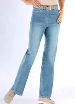 BADER Modische Jeans in 5-Pocket-Form HELLBLAU