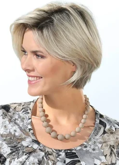 BADER Modische Kugel-Halskette BEIGE