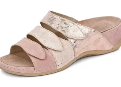 Discount BADER Mubb, bequeme Damen-Pantoletten, Weite H, mit herausnehmbarem Fußbett ZARTROSA
