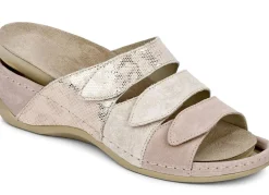 Discount BADER Mubb, bequeme Damen-Pantoletten, Weite H, mit herausnehmbarem Fußbett ZARTROSA