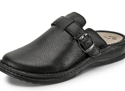 Online MUBB , bequeme Herren-Clogs, Weite H, mit herausnehmbarem Fußbett SCHWARZ