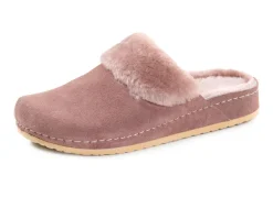 Hot BADER Mubb, warme Damen-Hausschuhe, Weite H, mit Lammfell ALTROSA