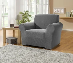 Best BADER Multi-elastische Stretchbezüge GRAU