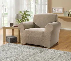 Best BADER Multi-elastische Stretchbezüge BEIGE