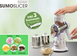 Best LIVINGTON Multireibe mit extragroßer Öffnung WEISS