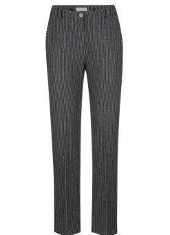 Clearance BADER Nadelstreifenhose ANTHRAZIT-GRAU