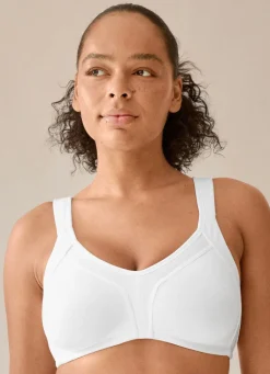 Online NATURANA Minimizer- BH mit hohem Baumwollanteil WEISS