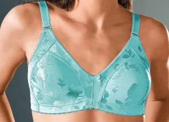 New BADER Naturana Minimizer-BH mit dezent glänzendem Floraldruck AQUA