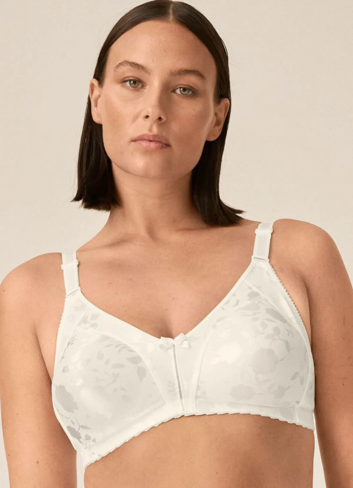 Outlet BADER Naturana Minimizer-BH mit dezent glänzendem Floraldruck SEKT