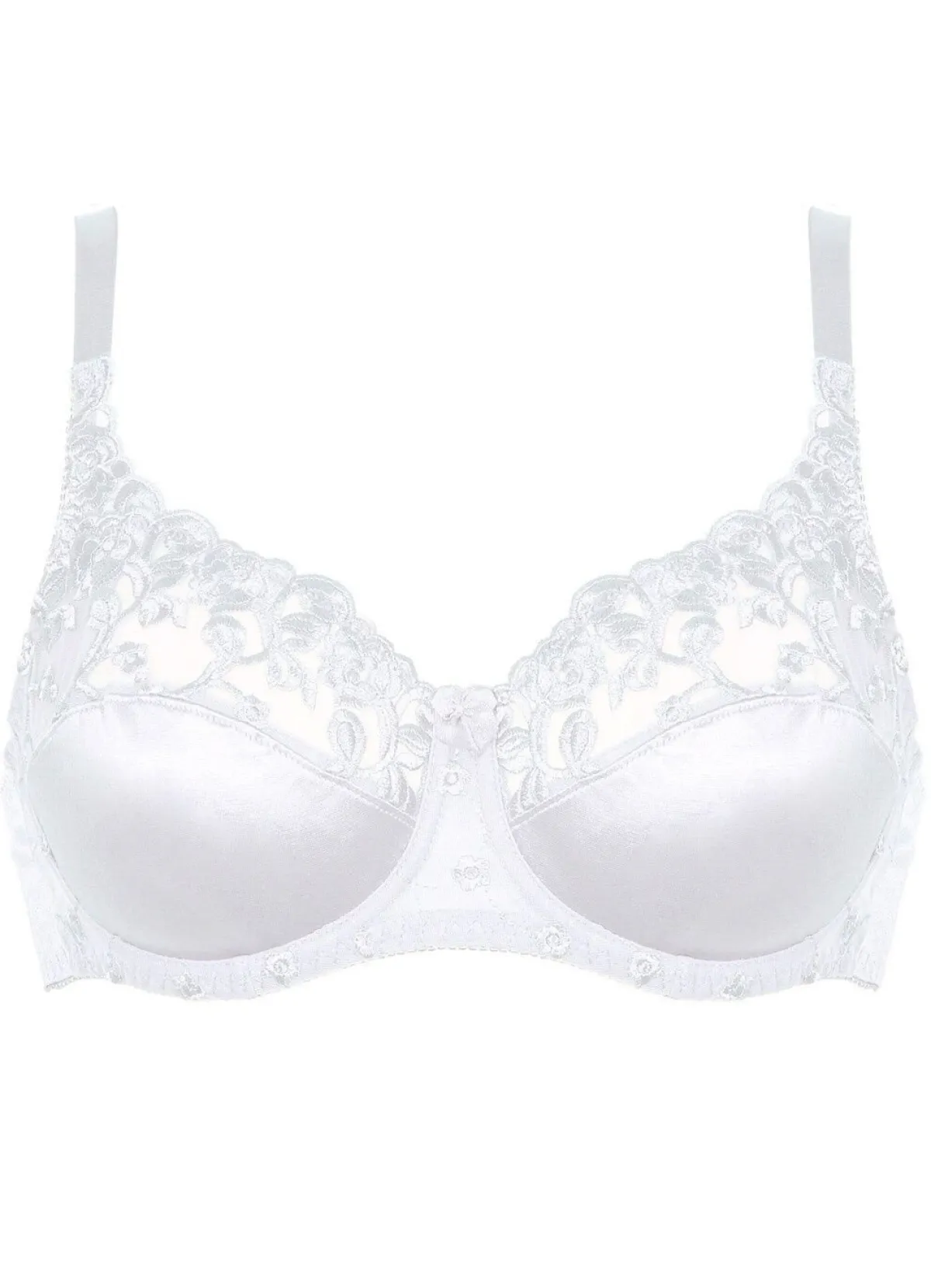 Clearance NATURANA Zweierpack Bügel-BH mit Tüllstickerei im Vorderteil 1X WEISS, 1X SCHWARZ