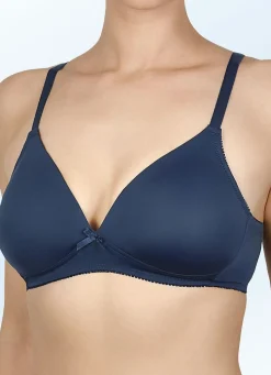 Discount BADER Naturana Zweierpack BH mit gepolsterten Cups 1X MARINE, 1X WEISS