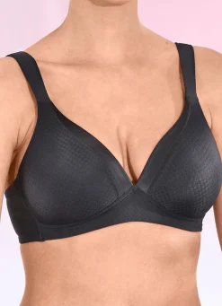 Discount NATURANA BH mit berstärktem Rückteil SCHWARZ