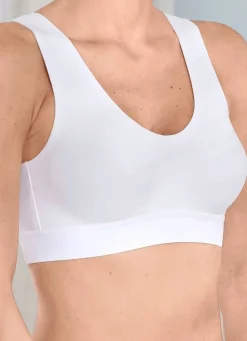Hot NATURANA BH mit nahtlosen Abschlüssen WEISS