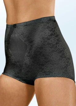 Best NATURANA Miederhose mit Jacquarddessin SCHWARZ