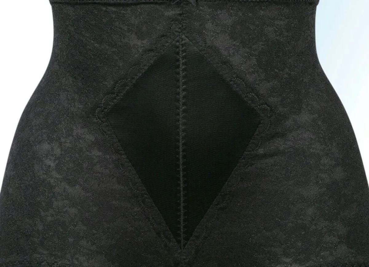 Best NATURANA Miederhose mit Jacquarddessin SCHWARZ