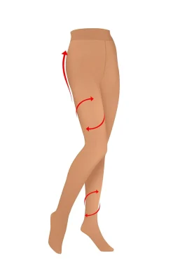 Outlet BADER Nie wieder Laufmaschen! Thermo-Fleece-Strumpfhose HAUT