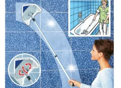 BADER Nie mehr bücken mit dem Multiflex-Wischer-Set WEISS