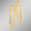 Online BADER Ohrhaken in Bicolor mit 20 Brillanten