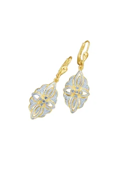 BADER Ohrringe mit Diamanten im Blumendesign