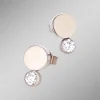 Outlet BADER Ohrstecker aus Titan mit synth. Zirkonia