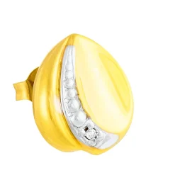 Sale BADER Ohrstecker in Bicolor mit Diamanten