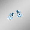 Outlet BADER Ohrstecker mit Blautopas (beh.)